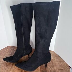 Enzo Angiolini Elegant Black Heeled Boots